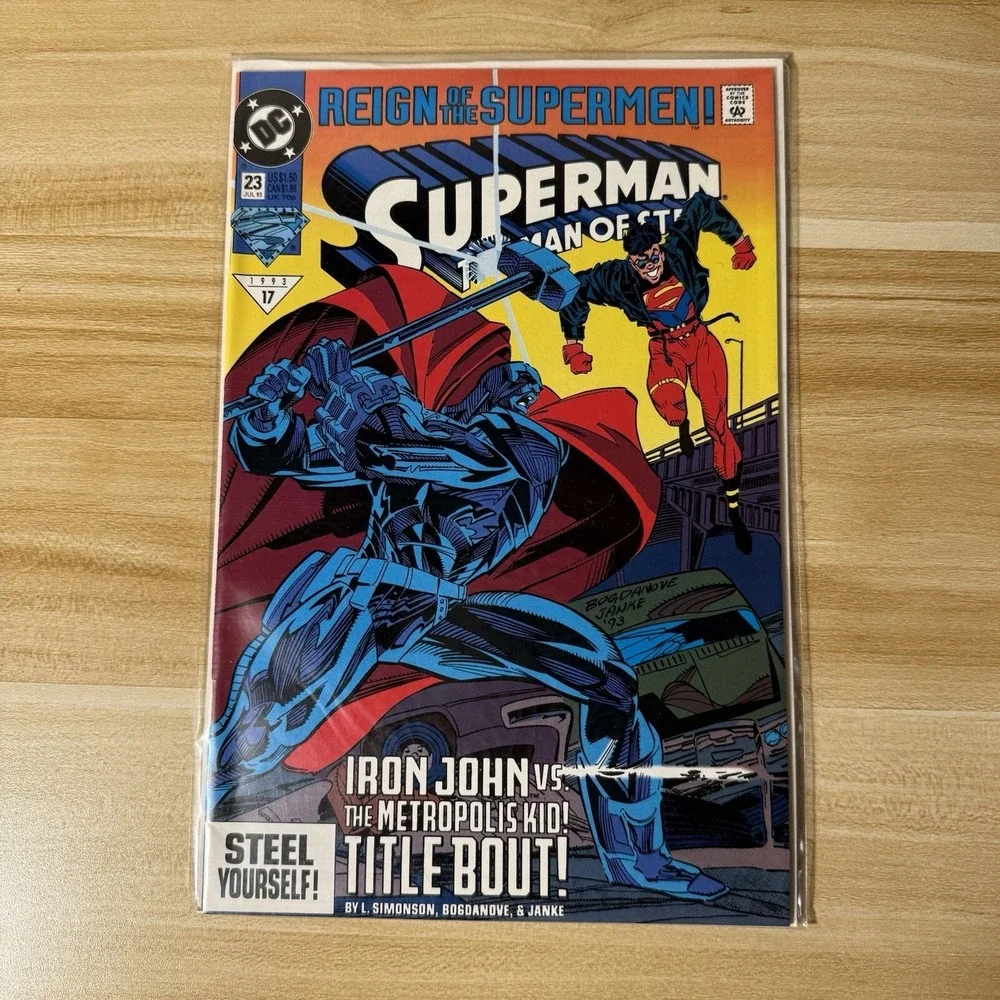 Superman The Man Of Steel #23 Reign Of The Supermen (DC, 1993)